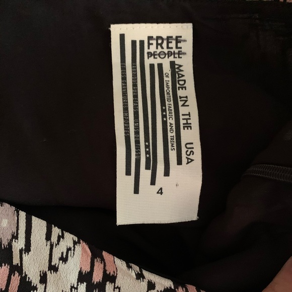 Nwot Free People Aztec diamond one shoulder dress - Picture 9 of 9